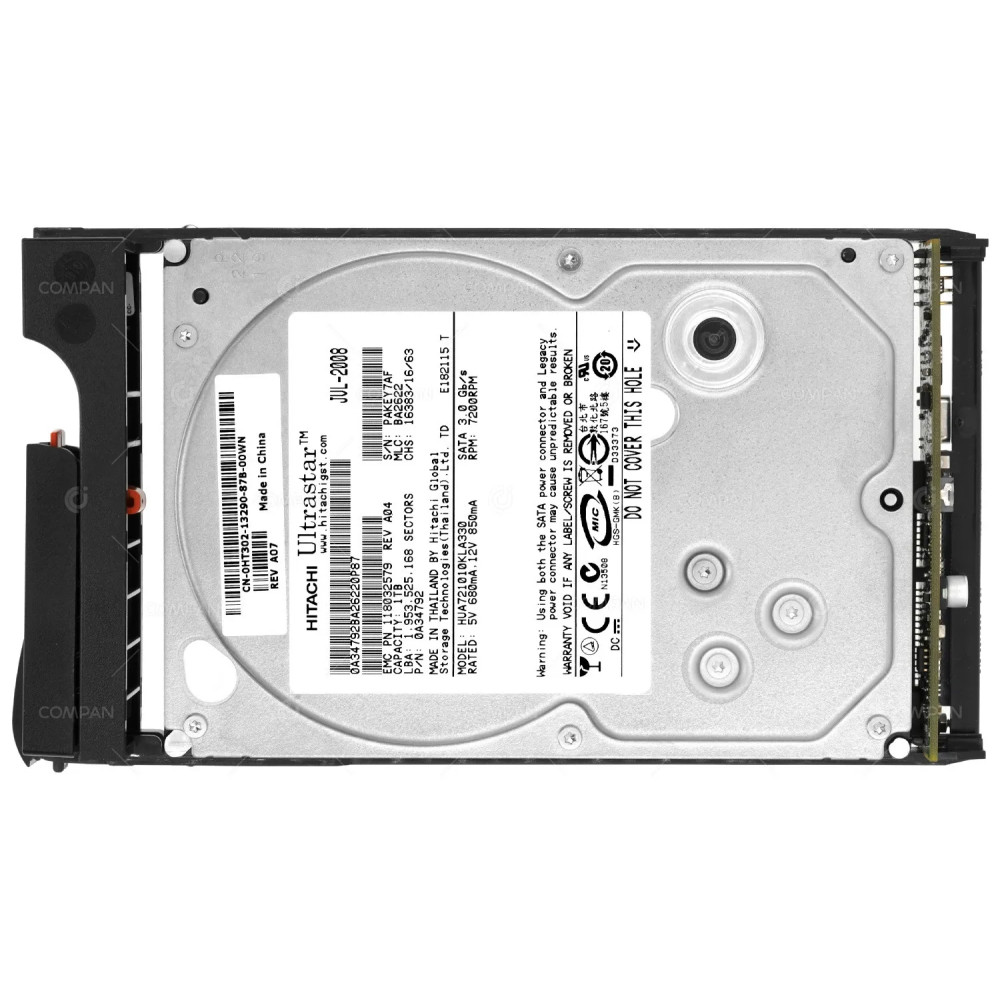 005048805 EMC HDD 1TB 7.2K SATA 3G 3.5" LFF FOR EMC AX4